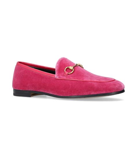 gucci loafers rose|Gucci velvet loafers women's.